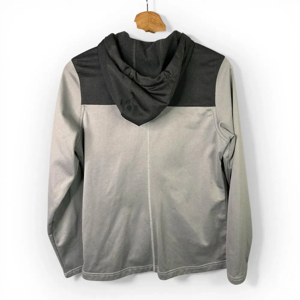 The North Face Womens Tech Mezzaluna Hoodie Jacket Full Zip Medium Gray Outdoor - Picture 2 of 9